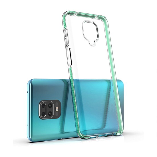 Capa de Silicone 360º para Xiaomi Redmi Note 9S/Note 9 Pro/Note 9 Pro Max Transparente